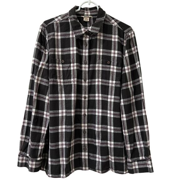 Duluth Trading Co Mens Sz XXL Free Swingin' Flannel Long Sleeve Shirt Outdoors - Picture 1 of 4